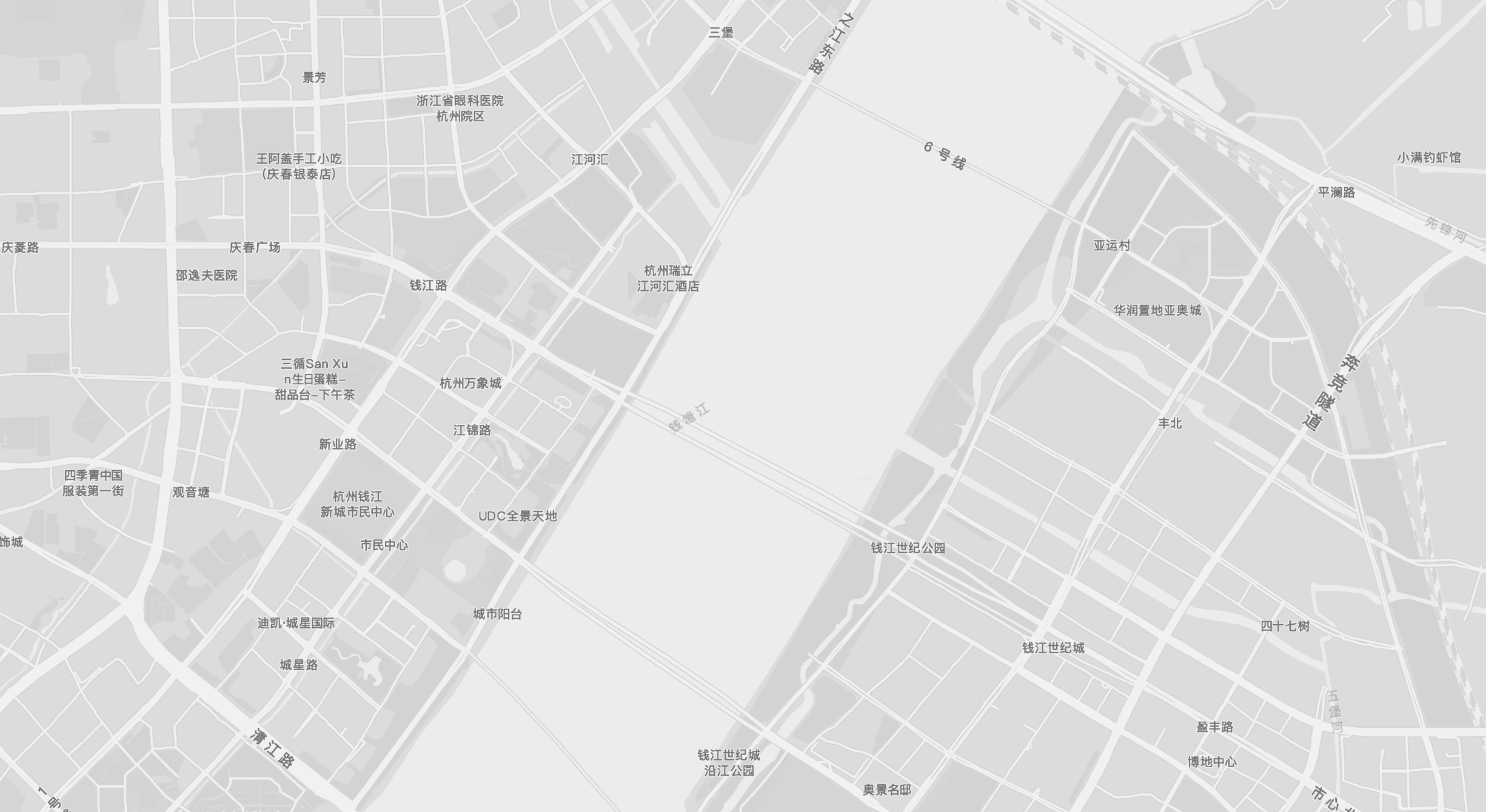 杭州市平安金融中心C805 地图